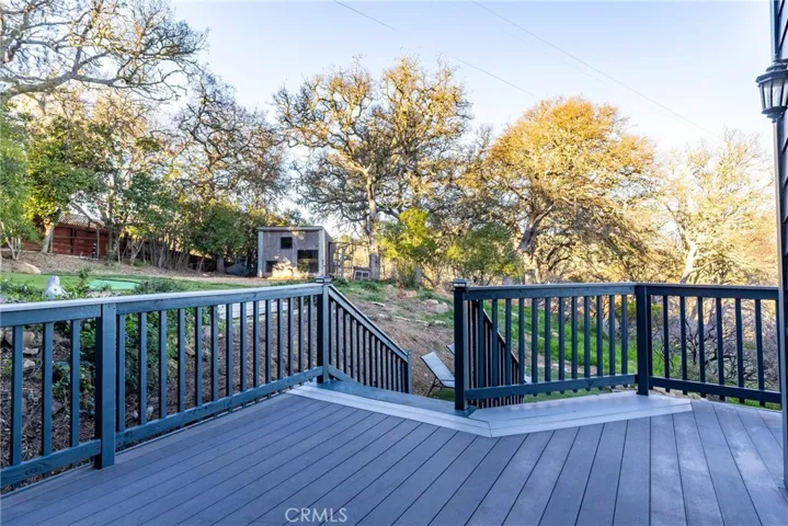 Quick peek of the deck off the dining area.