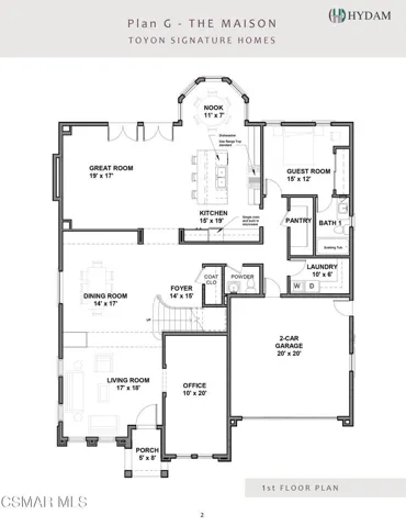 Plan G First Floor