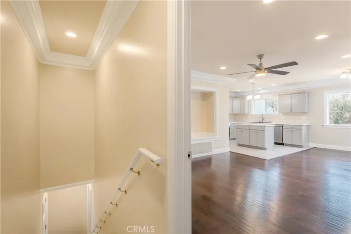 Up the stairwell to upper