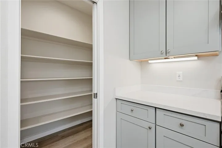 Abundant pantry space for storage and organization.