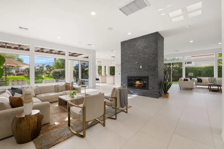 Family room kitchen view