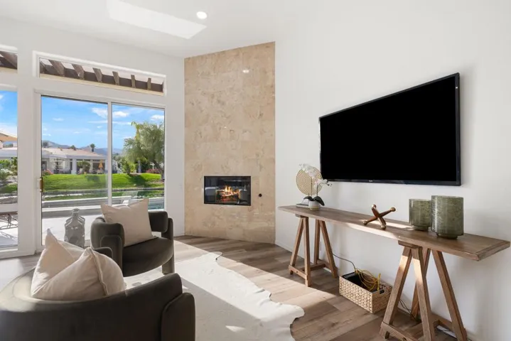 Primary fireplace sitting area