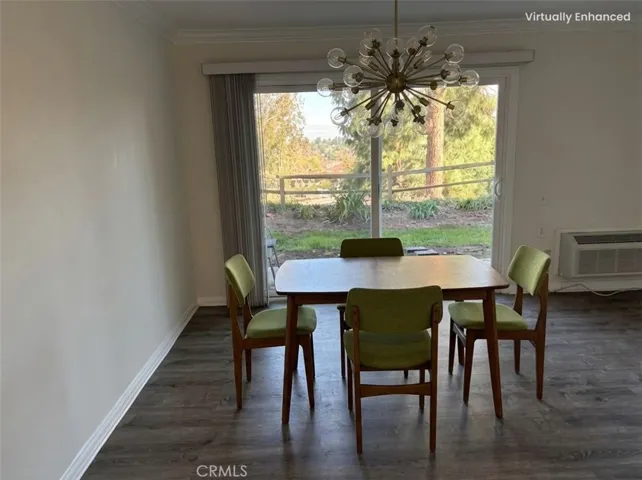 Dining area Virtually Staged