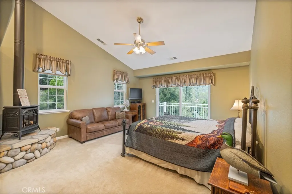 primary suite with private balcony