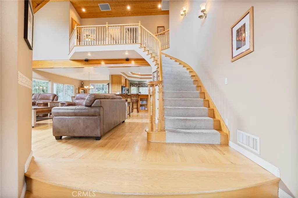 stairs to upper level