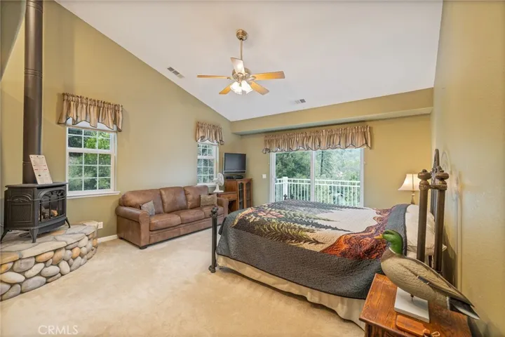 primary suite with private balcony
