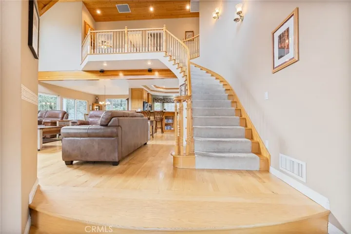 stairs to upper level