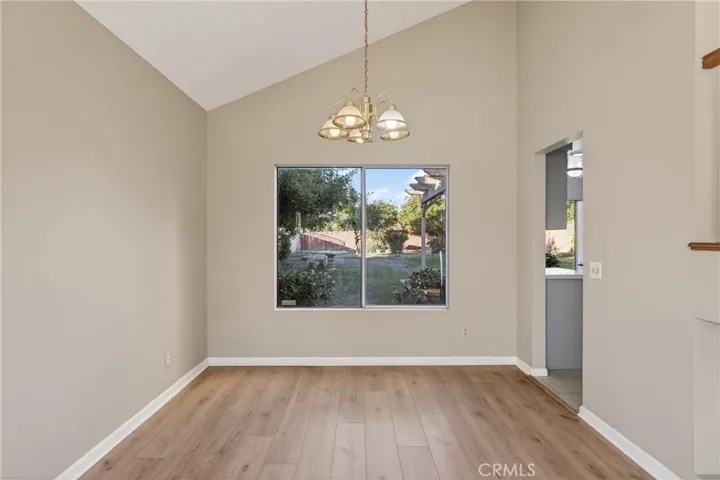 Open dining space with easy flow to the kitchen
