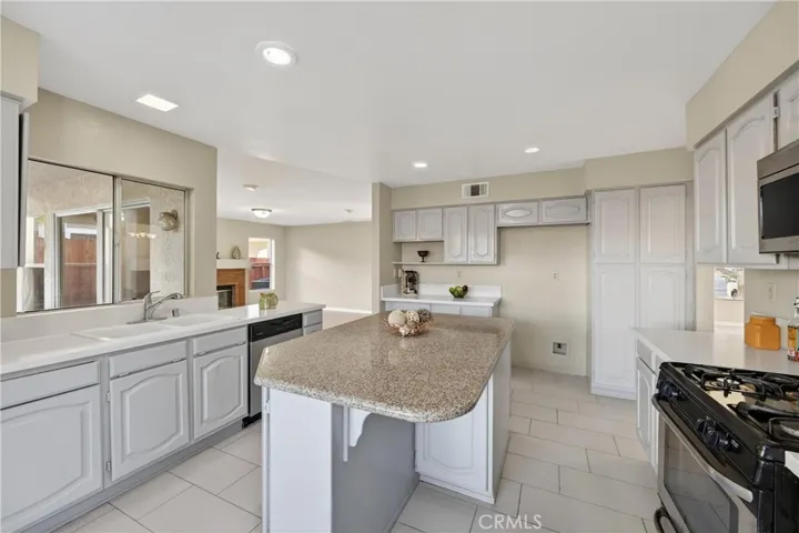 Lots of countertop space and generous storage