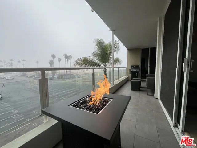 Balcony and Firepit