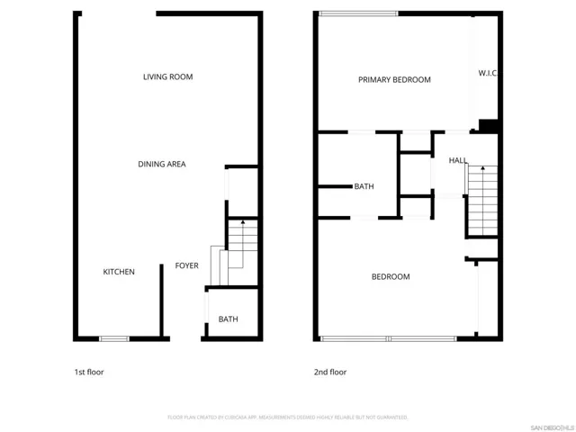1st and 2nd floor plans
