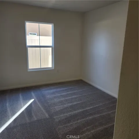 Rear bedroom with standard closet