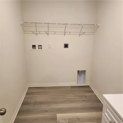 inside laundry room