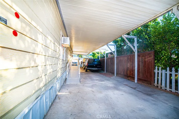 Car port with Mobility Ramp