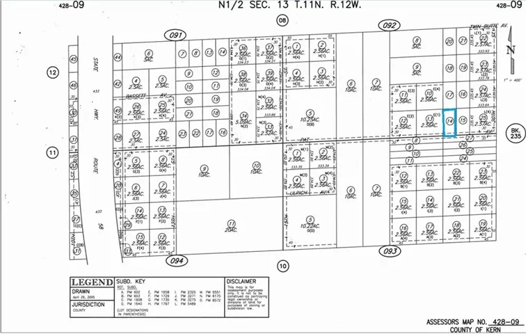 0 Pat Avenue, Mojave, California 93505