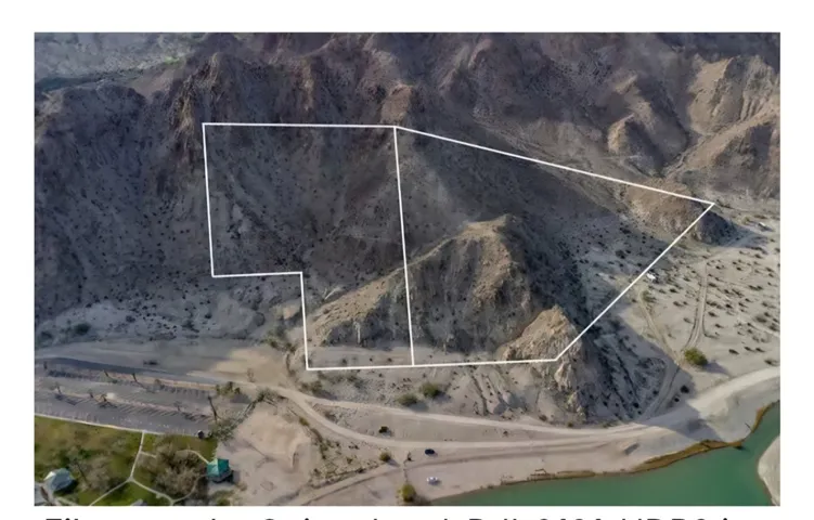 Land is parcel on the left