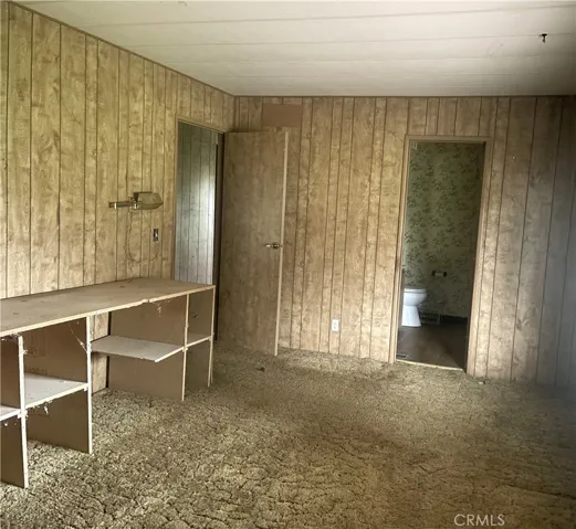 Primary bedroom and bathroom