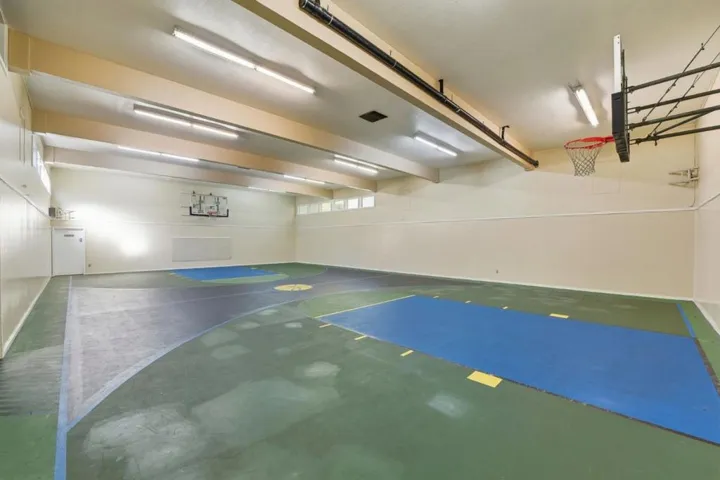 Full size basketball court!