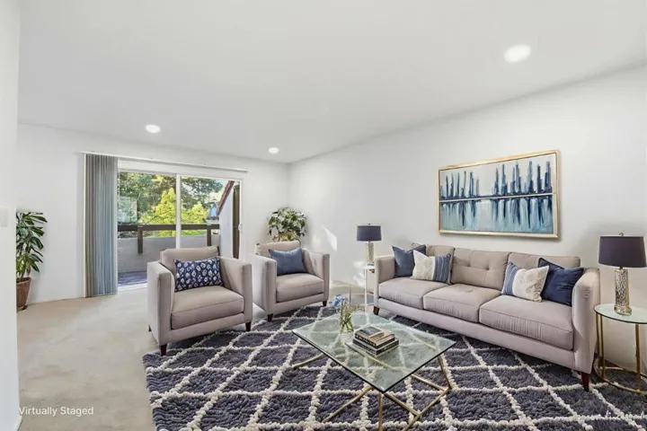 Virtual staging. This space is large for entertaining, family and relaxing.
