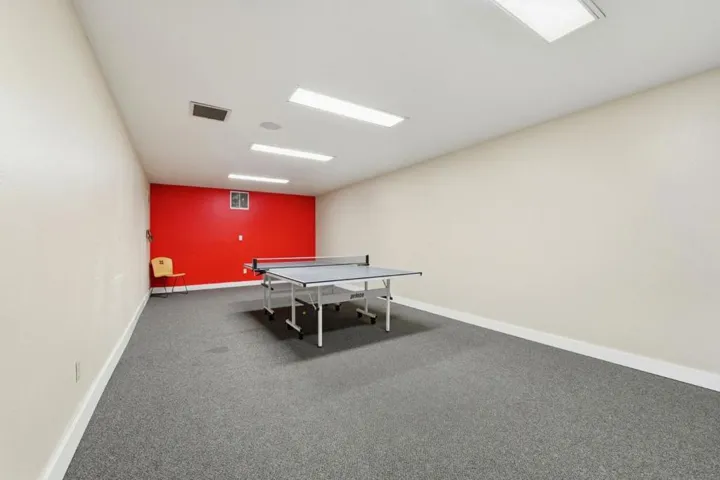 Space to enhance your ping pong skills!