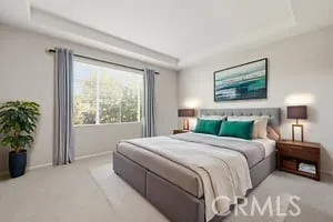 Virtually Staged Primary Bedroom