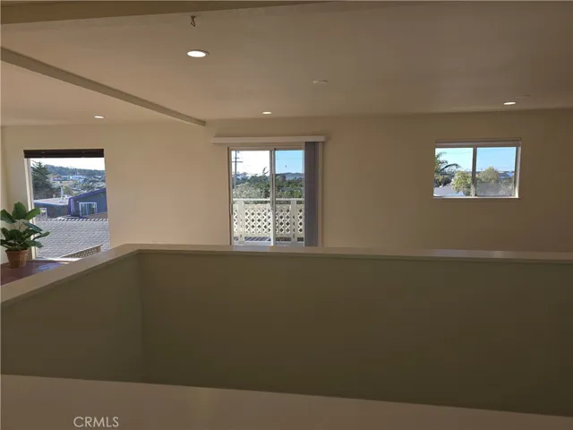 views from the kitchen through the living room