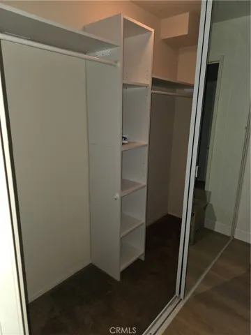 Large mirrored hall closet downstairs