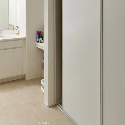 upstairs master bathroom closet