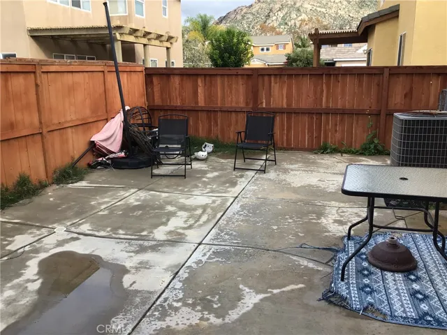 backyard view with concrete