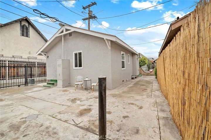 Back yard and Parking