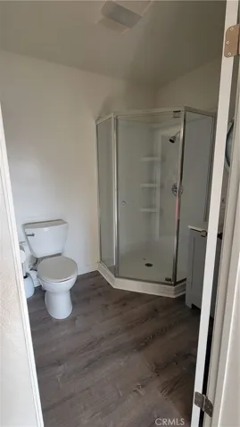 Upstairs shared bathroom with shower