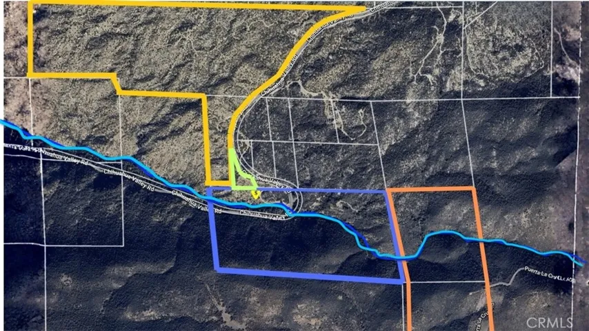 Blue outline in PIQ. Chihuahua Creek in lighter blue.
