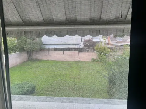 View of Back yard from upstairs bedroom
