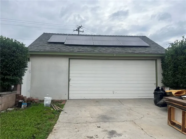 Two Car Garage Solar on top
