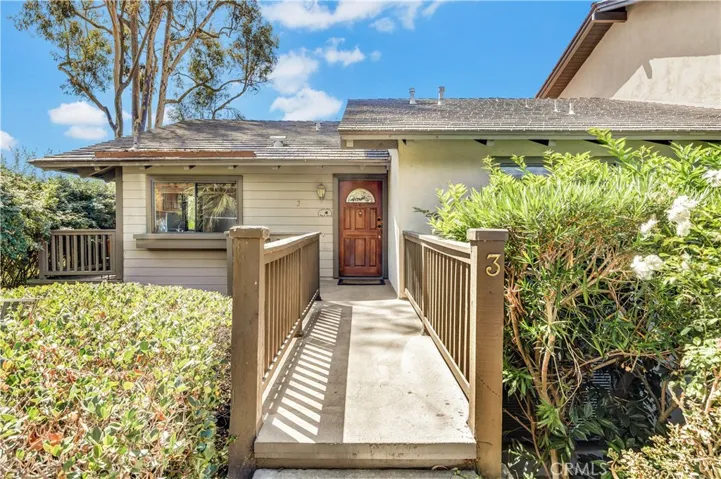 Street level entrance to the front door. Single level living at its best! End unit and no one above.