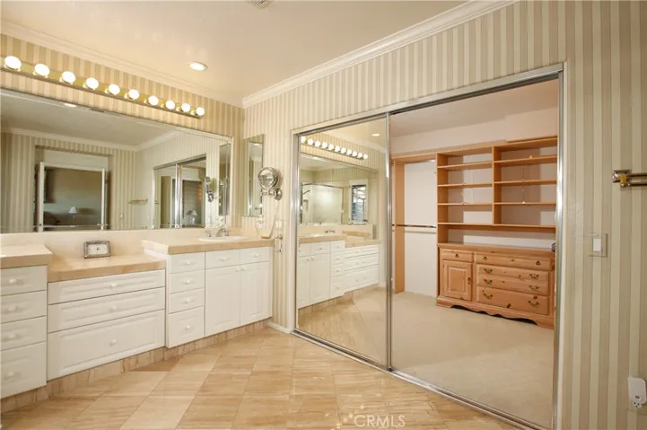 Primary Bath with walk-in closet
