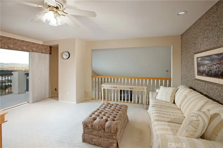 Upstairs Office/Loft is open to below