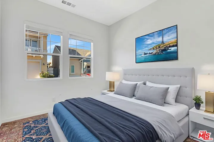 Front bedroom- virtually stage