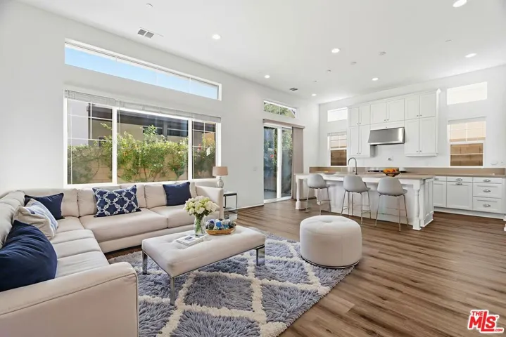 Living room -virtually staged