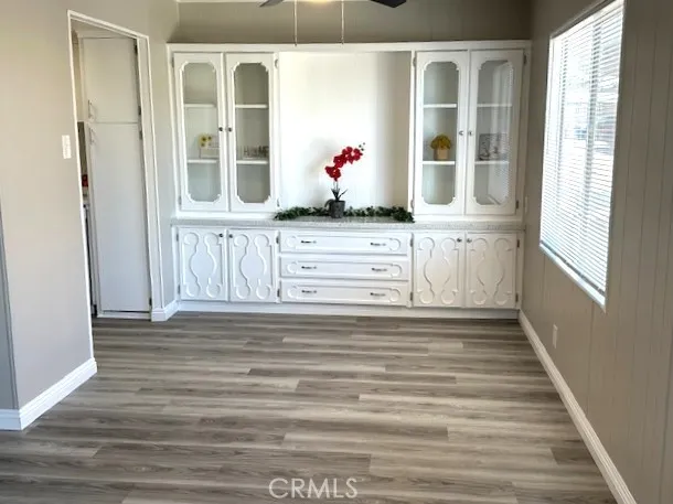 Dining room with china cabinet