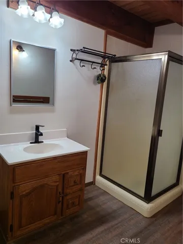 Unit A Living area bathroom.