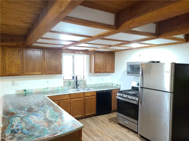 Unit A kitchen.