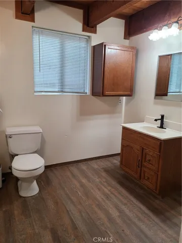 Unit A Living area bathroom.