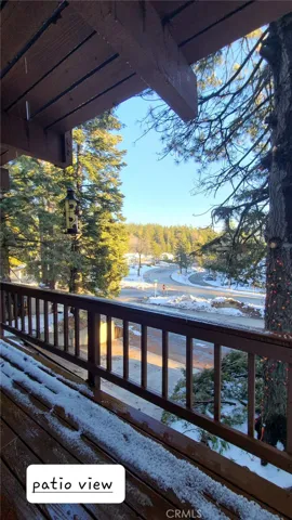 Unit A Patio Winter View