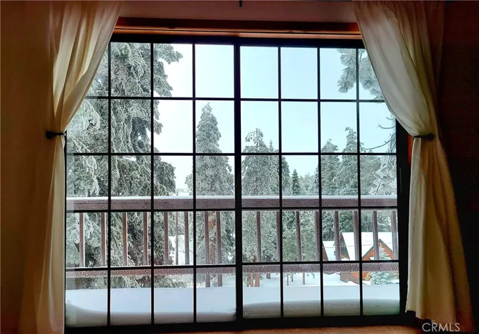 Unit B Master Bedroom Snow View