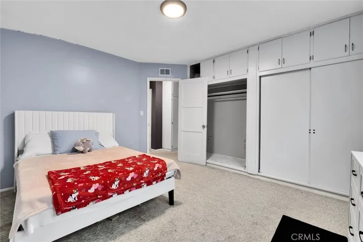 bedroom one, plenty of room for a queen or king size bed.