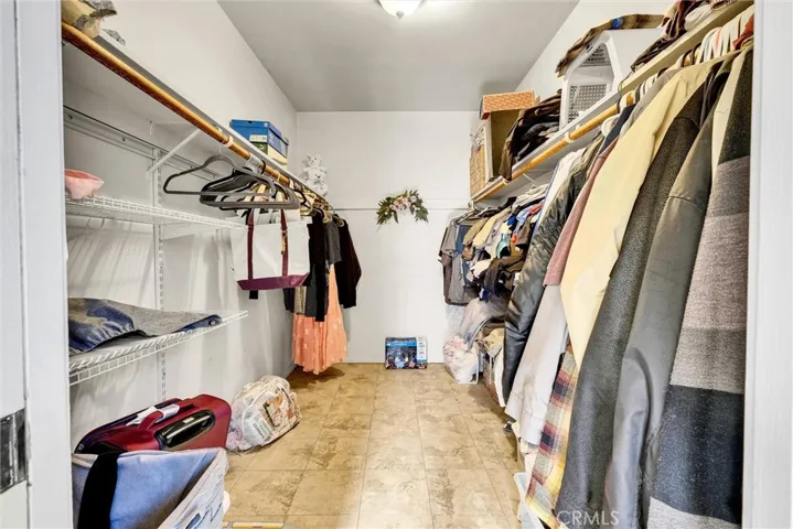 Primary bedroom closet.