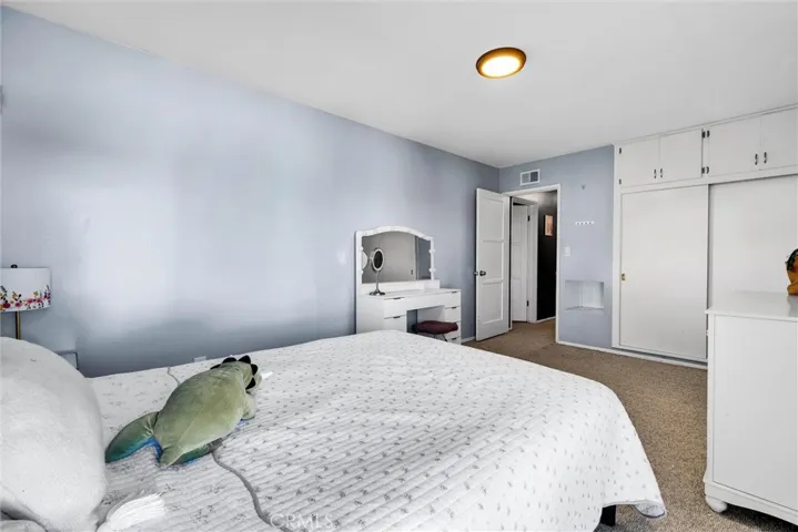 bedroom two, plenty of closet/storage and room for a queen or king size bed.