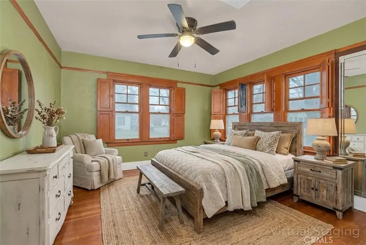 bedroom with virtual staging
