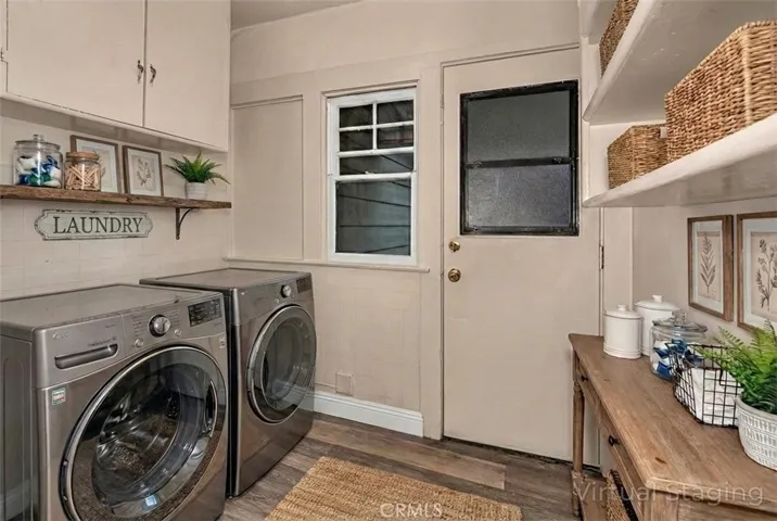 laundry room with virtual staging